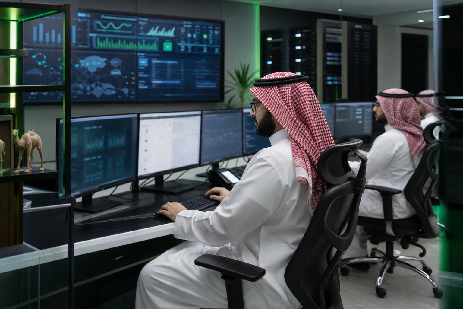 غرفة تحكم إدارية لعمليات المهرجان