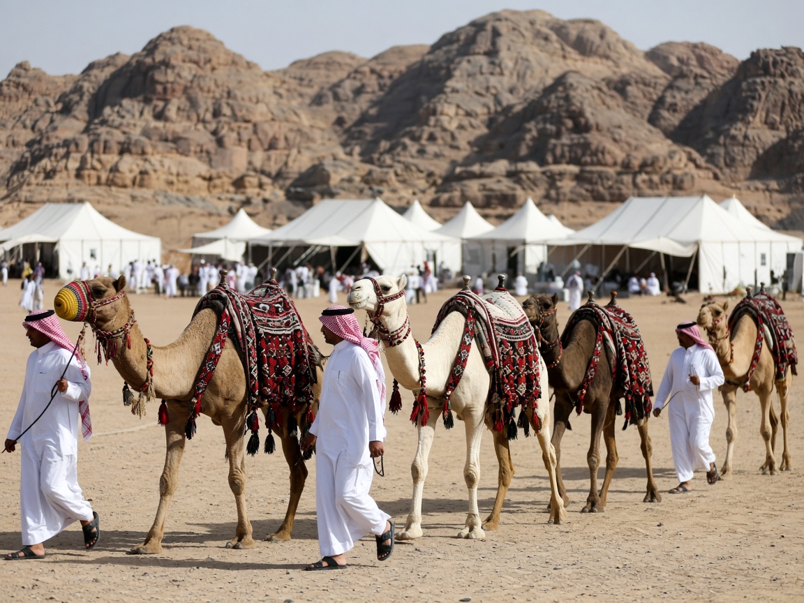 مهرجان الإبل في منطقة الجوف