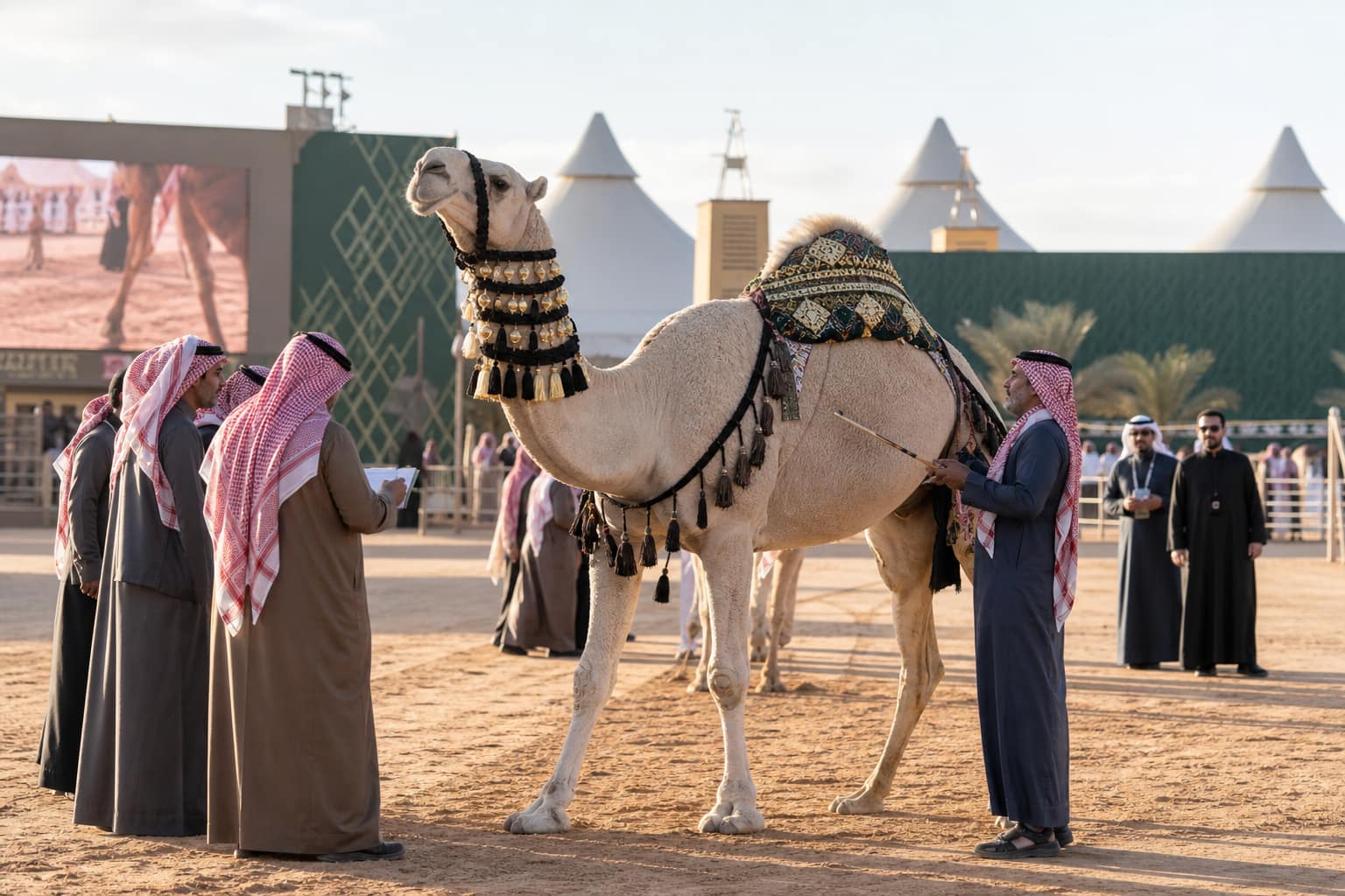 مهرجان الملك عبدالعزيز للإبل في الصياهد جنوب الرياض