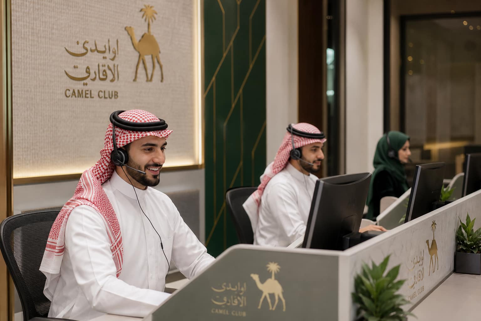 مركز دعم العملاء بفريق مساعد